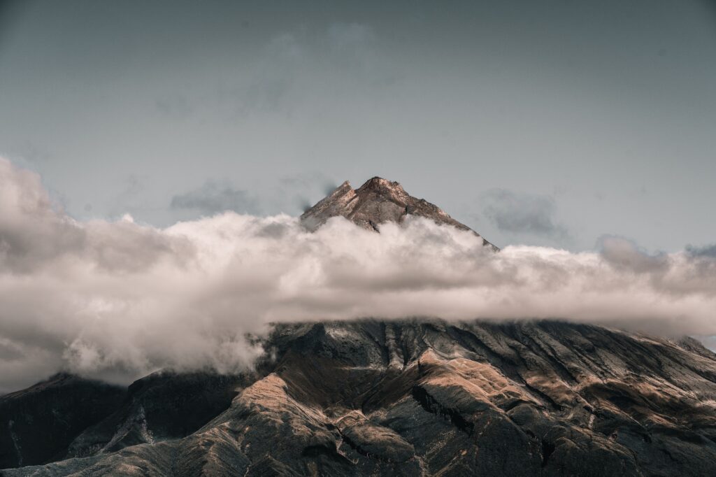 Mountain in Taranaki, New Zealand